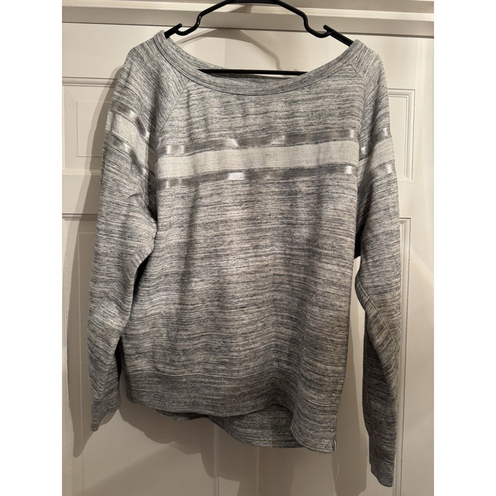 Gap Women's Large Pullover Knit Sweater Silver